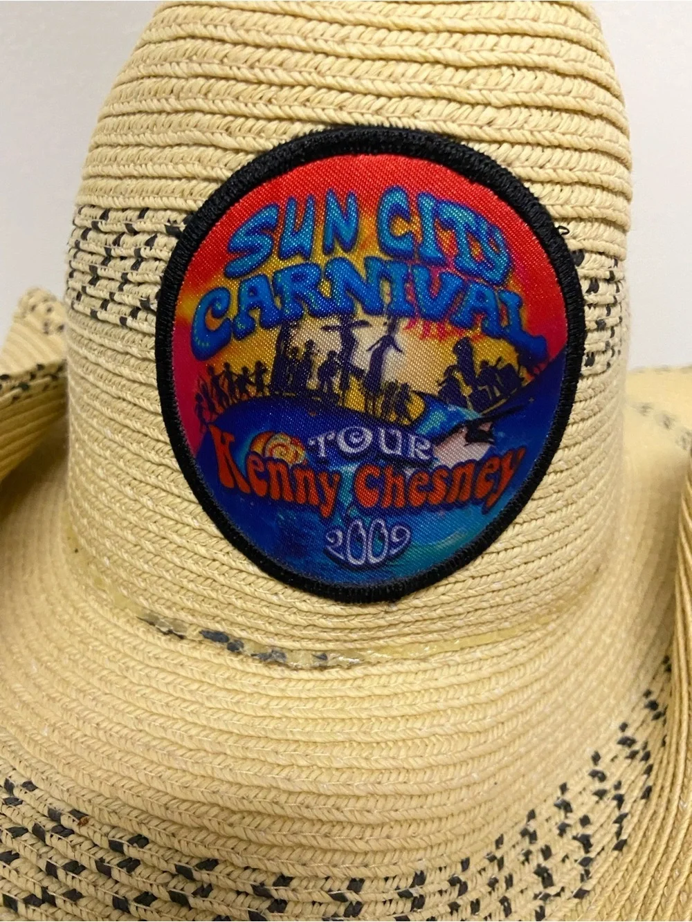 Kenny Chesney Straw Cowboy Hat Tour 2009 Sun City Carnival J hats Country Music